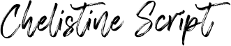 Chelistine Script Font