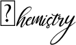 Chemistry Font