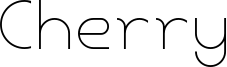 Cherry Font
