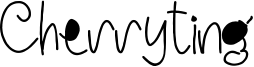 Cherryting Font