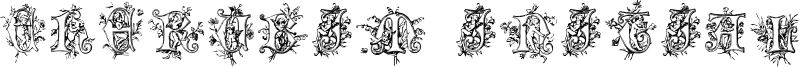 Cherubim Initials Font