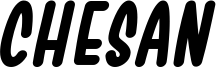 Chesan Bold Italic.otf