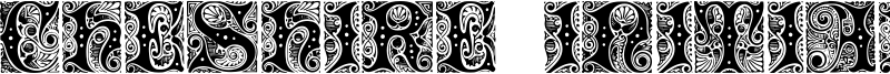 Cheshire Initials Font