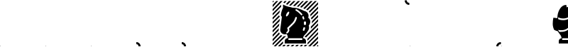 Chess Mediaeval Font