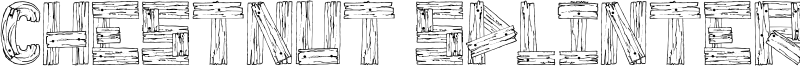 Chestnut Splinters Font