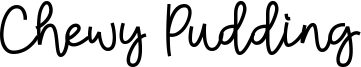 Chewy Pudding Font