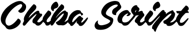 Chiba Script Font