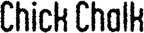 Chick Chalk Font