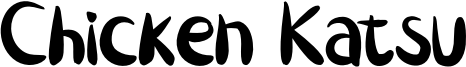 Chicken Katsu Font