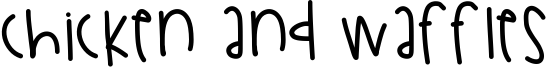 Chicken And Waffles Font