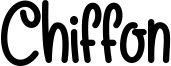 Chiffon Font