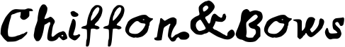 Chiffon&Bows Font