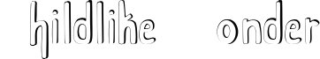 Childlike Wonder Font