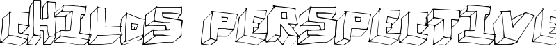Childs Perspective Font