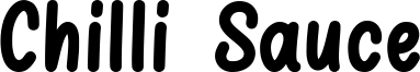 Chilli Sauce Font