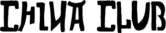 China Club Font