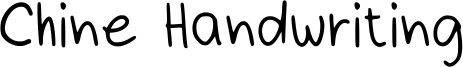 Chine Handwriting Font