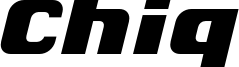 Chiq_Reduced_BlackItalic.otf
