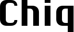 Chiq_Reduced_Bold.otf