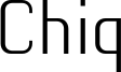 Chiq_Reduced_Light.otf