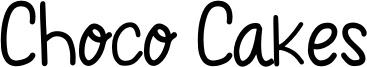 Choco Cakes Font