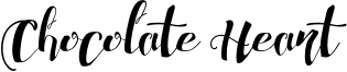 Chocolate Heart Free.otf