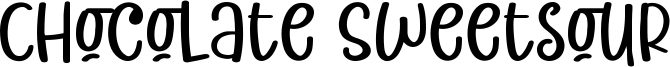 Chocolate Sweetsour Font
