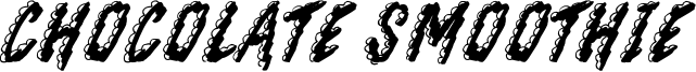 Chocolate Smoothie Font