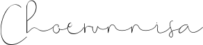 Choerunnisa Font