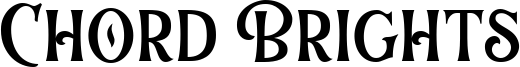 Chord Brights Font