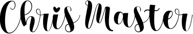 Chris Master Font
