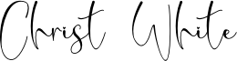 Christ White Font