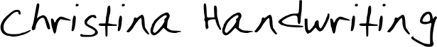 Christina Handwriting Font
