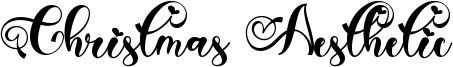 Christmas Aesthetic Font
