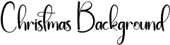 Christmas Background Font
