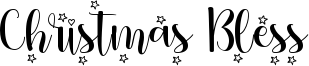 Christmas Bless Font