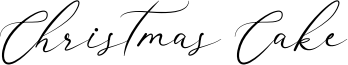 Christmas Cake Font