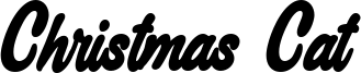 Christmas Cat Font