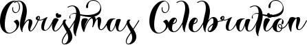 Christmas Celebration Font