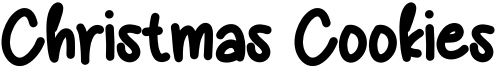 Christmas Cookies Font