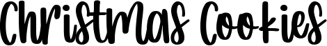 Christmas Cookies Font