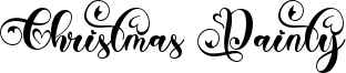 Christmas Dainty Font