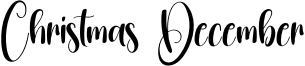 Christmas December Font