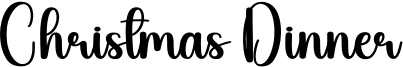 Christmas Dinner Font