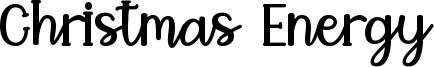 Christmas Energy Font
