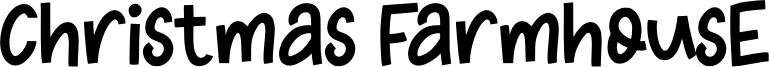 Christmas Farmhouse Font