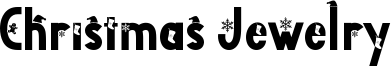 Christmas Jewelry Font