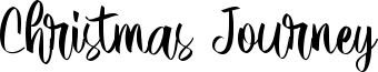 Christmas Journey Font
