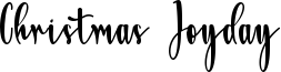 Christmas Joyday Font