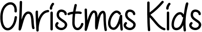 Christmas Kids Font